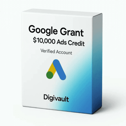 google Grant Account – $10K Monthly Ads